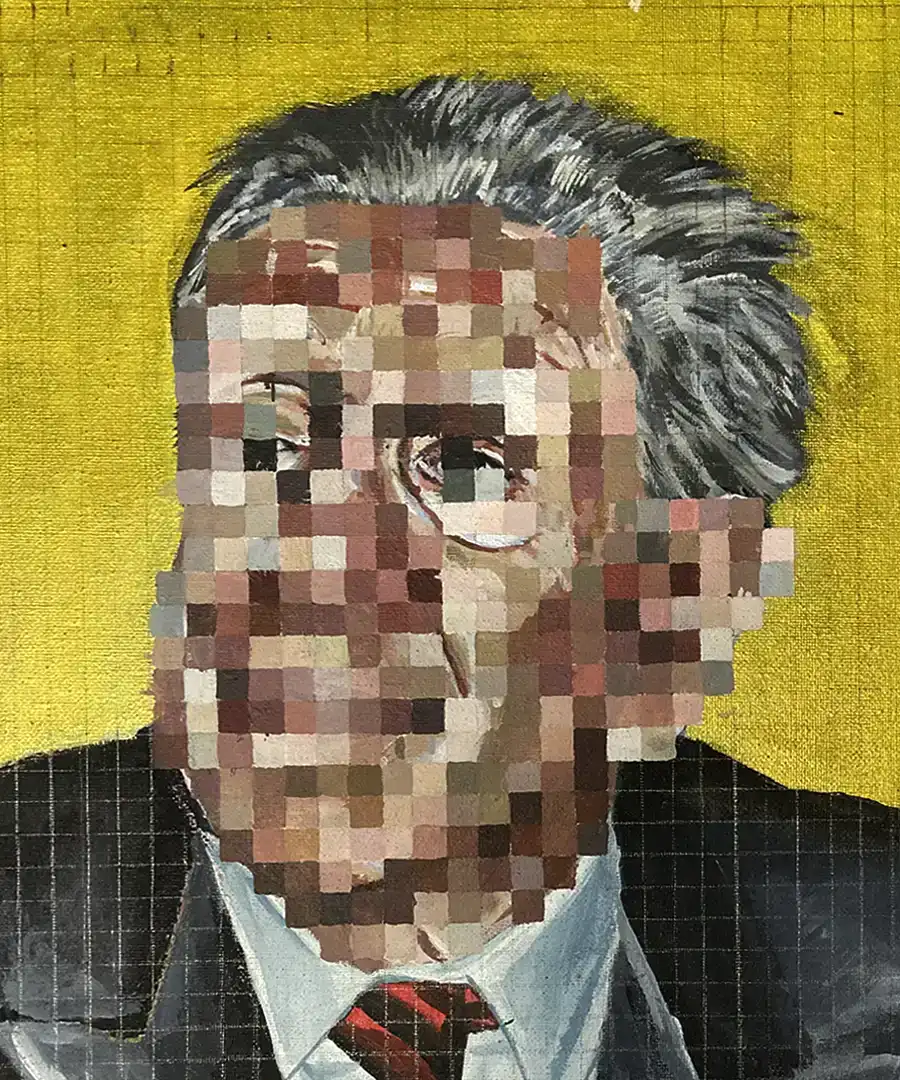 Borges Ceguera Acrílico 10