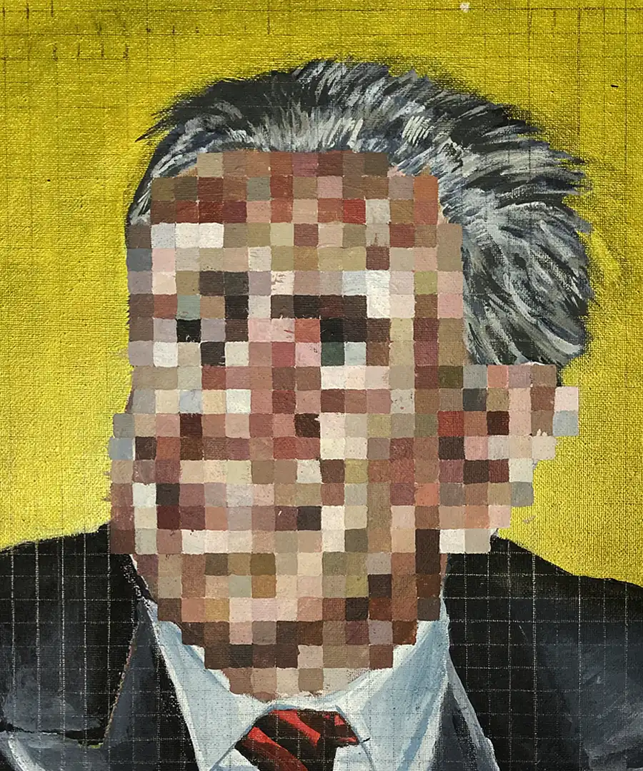 Borges Ceguera Acrílico 11