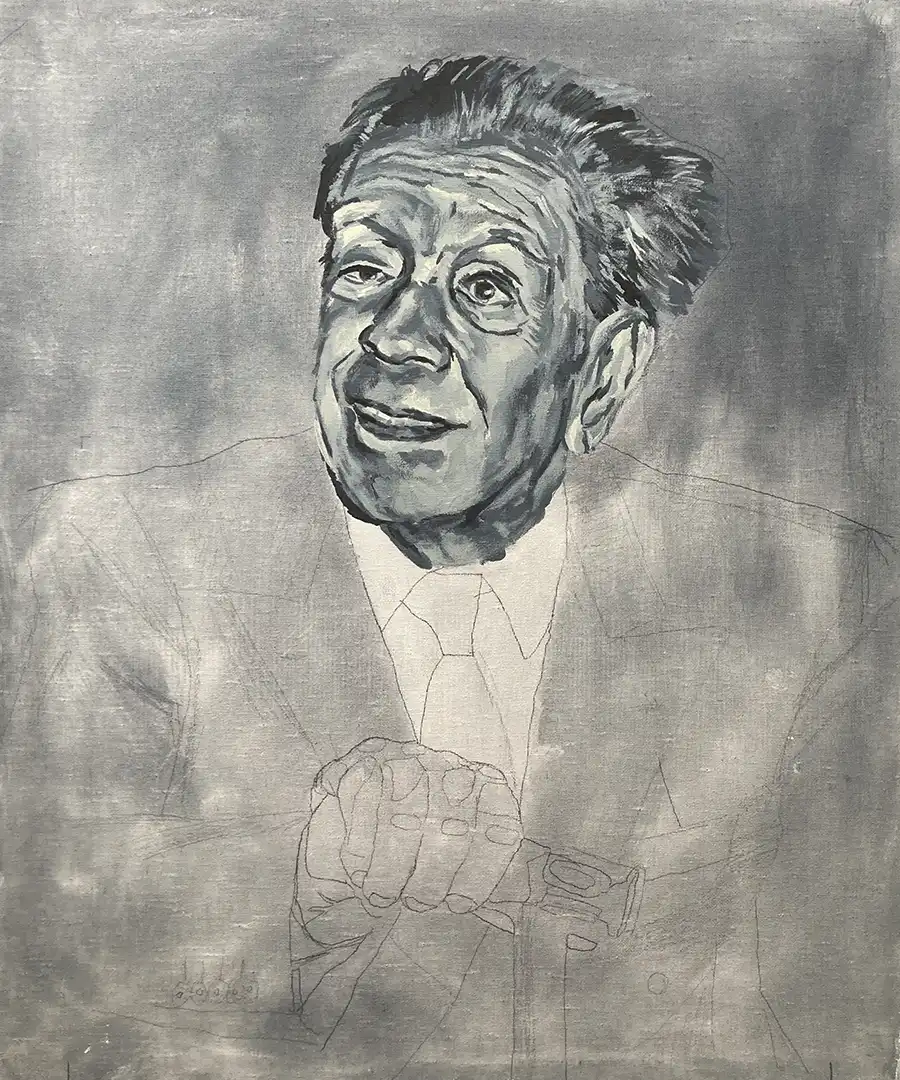 Borges Ceguera Acrílico 2