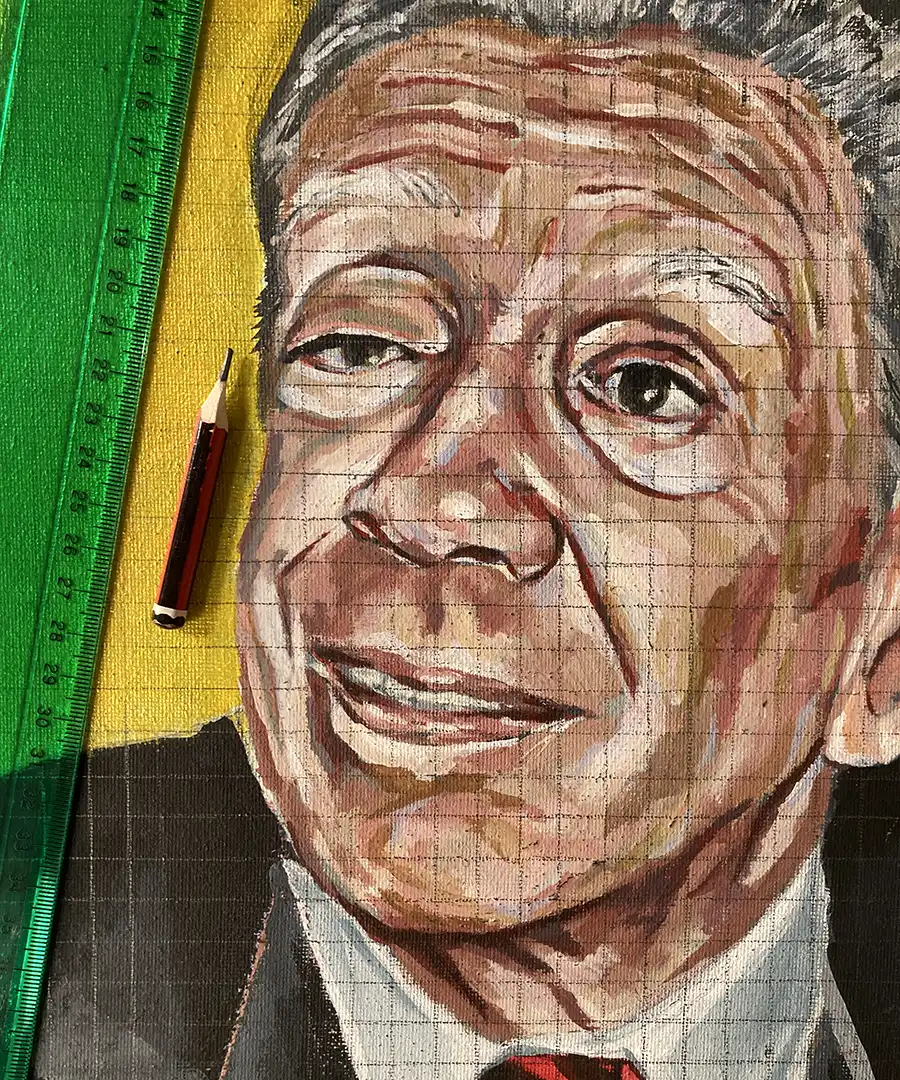 Borges Ceguera Acrílico 6