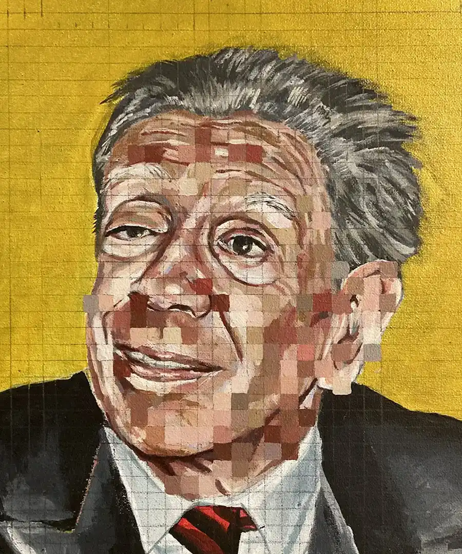 Borges Ceguera Acrílico 7
