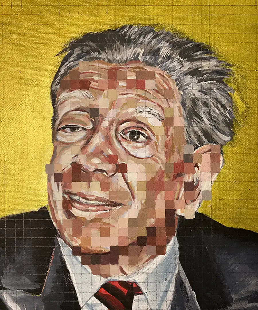 Borges Ceguera Acrílico 8