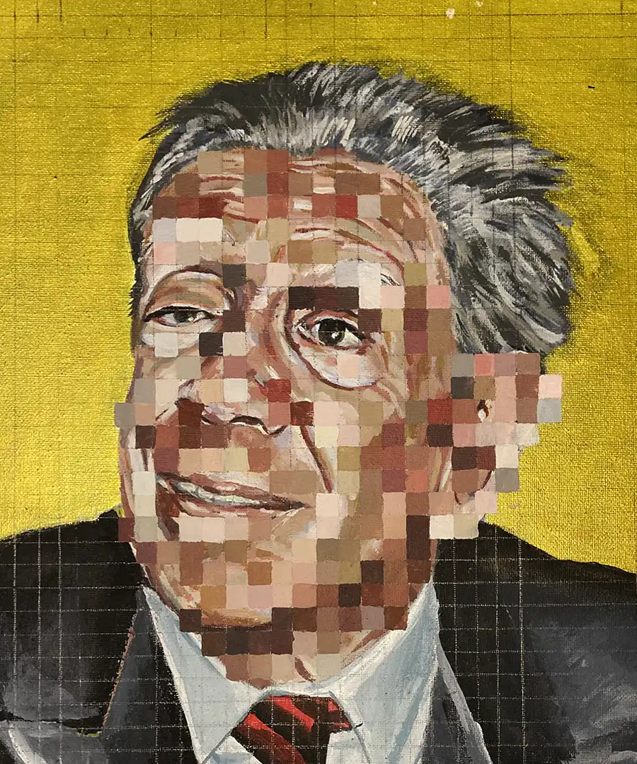 Borges Ceguera Acrílico 9