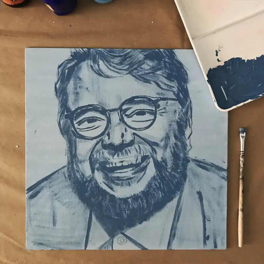 Guillermo del Toro Acrílico 2