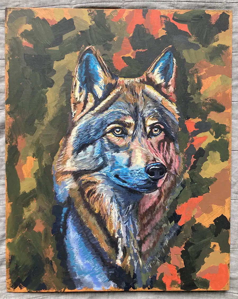 Lobo Acrílico 7