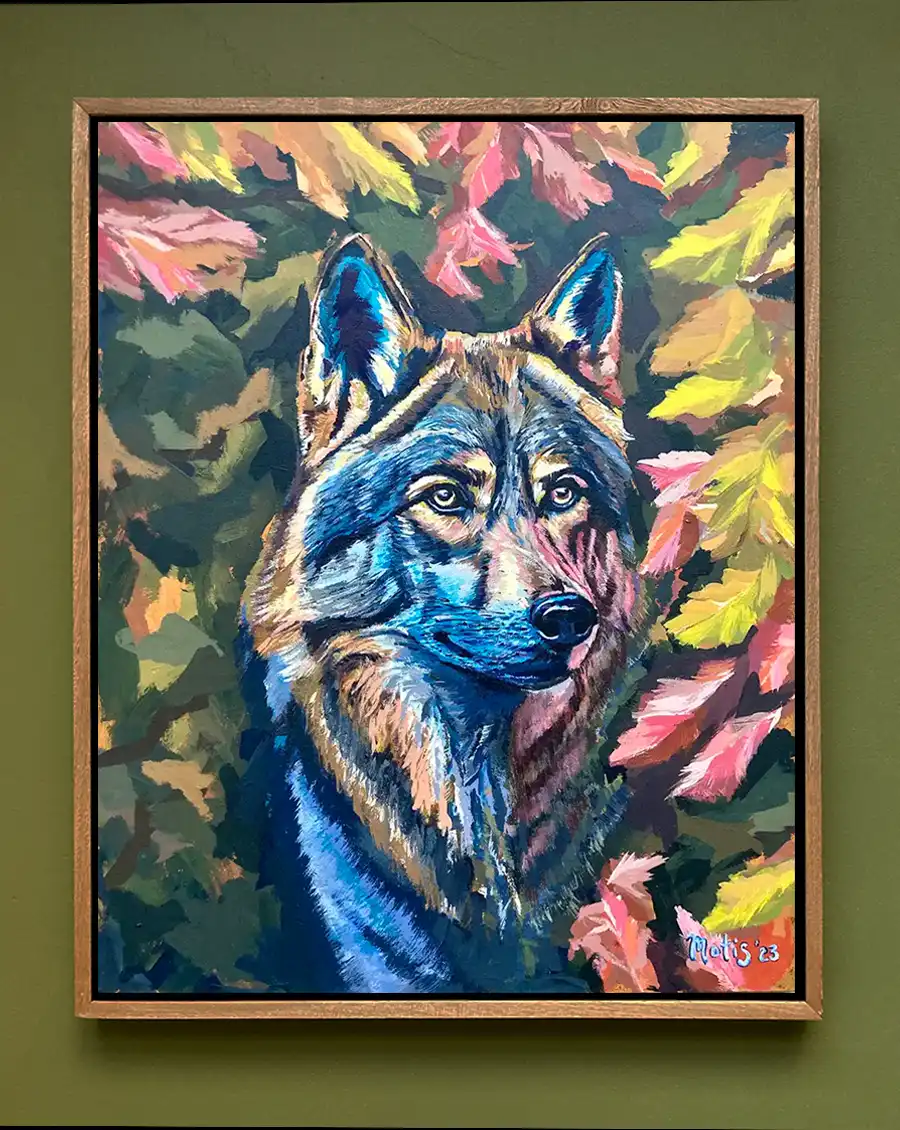 Lobo Acrílico 8