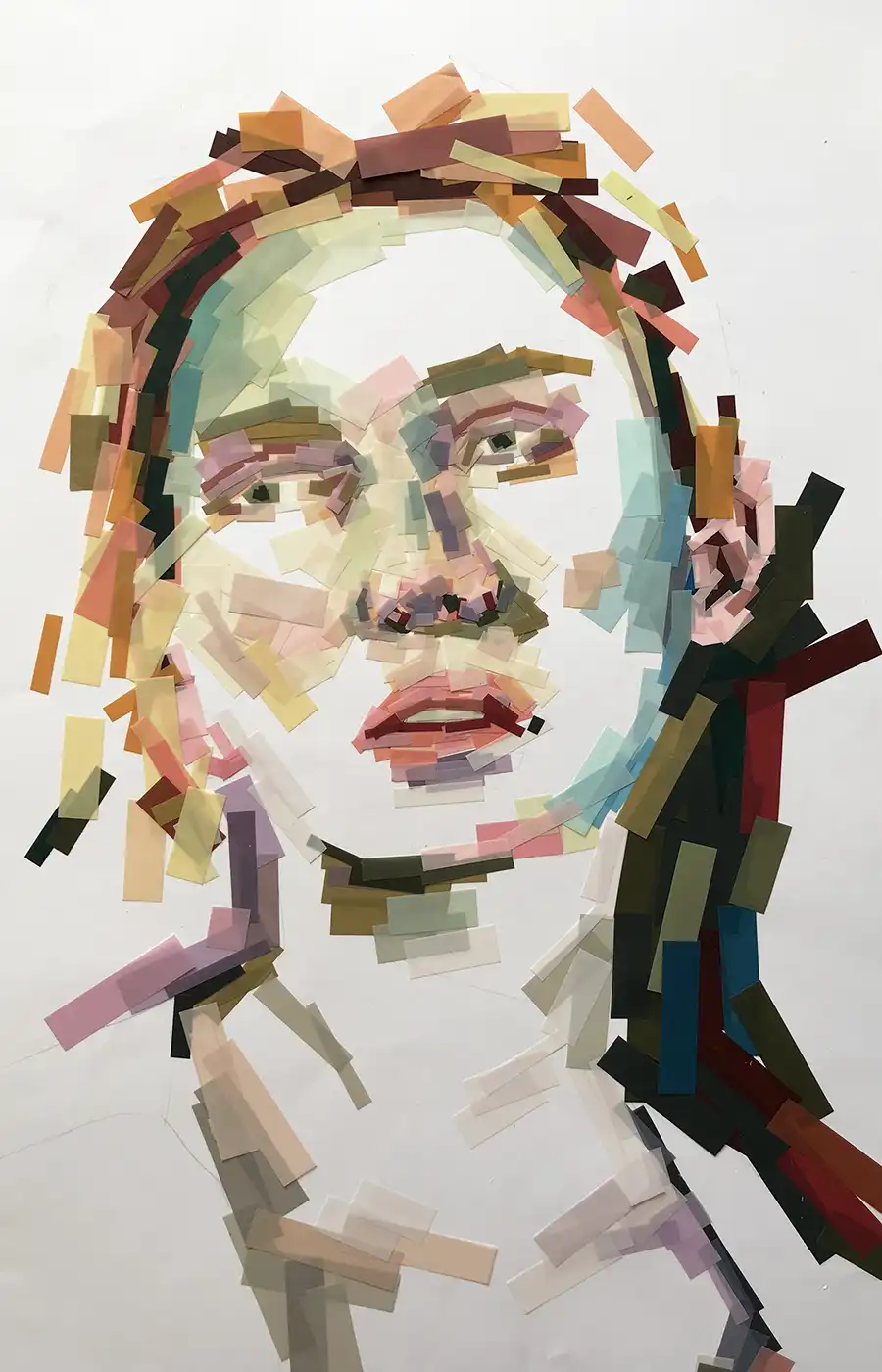 Retrato Post its 8